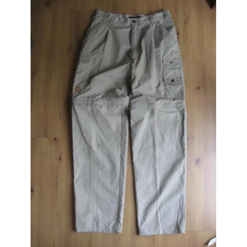 Afritsbare outdoor broek,Fjäll Räven,mt 40,khaki, G-1000