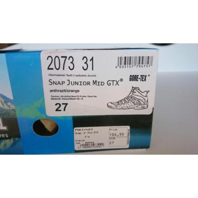 Meindl Snap Junior Mid wandelschoenen bergschoenen maat 27