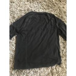 Mooi zwart Vaude shirt met lange mouwen mt L