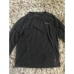 Mooi zwart Vaude shirt met lange mouwen mt L